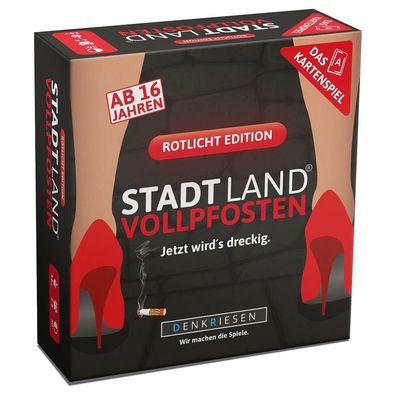 STADT LAND Vollpfosten&reg; Kartenspiel - Rotlicht Jetzt wird s dre