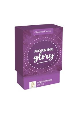 KostbarKarten \ morning glory\ 52 Karten in einer Box, farbig gest