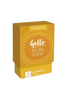 KostbarKarten \ hello sunshine\ 52 Karten in einer Box, farbig ges