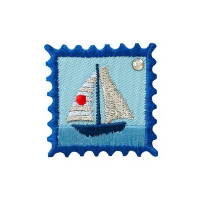 Briefmarke mit Segelschiff Monoquick