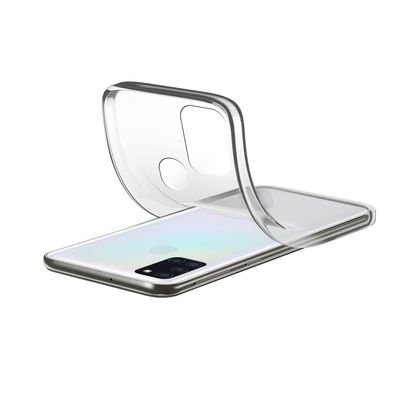 Cellularline Soft Klare Schutzhülle für Samsung Galaxy A21s Silikon Case Cover