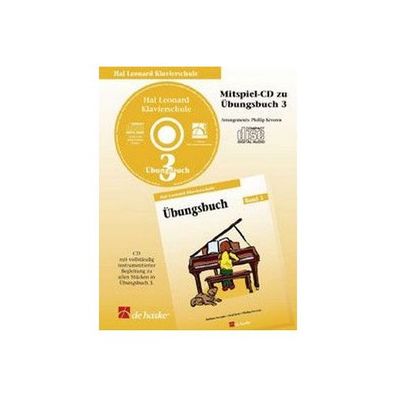 Leonard Klavierschule Uebungsbuch 3 (CD) CD Hal Leonard Klaviersch