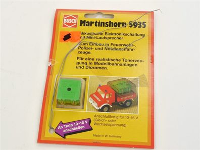 E439 Busch H0 5935 Zubehör Martinshorn Schaltung mit Minilautsprecher 10-16V