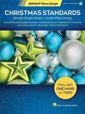 Christmas Standards - Instant Piano Songs Simple Sheet Music + Audi