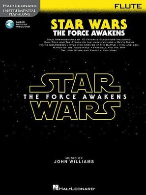 Star Wars: The Force Awakens - Flute Instrumental Play-Along Instr