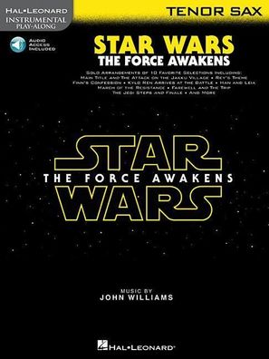 Star Wars: The Force Awakens - Tenor Saxophone Instrumental Play-Al