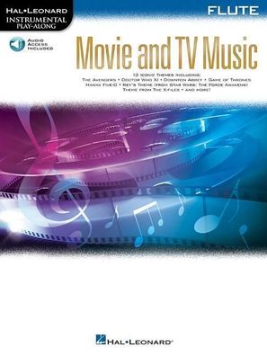 Movie and TV Music for Flute Instrumental Play-Along Instrumental