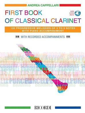 First Book of Classical Clarinet 100 Progressive Melodies of 3 to 8