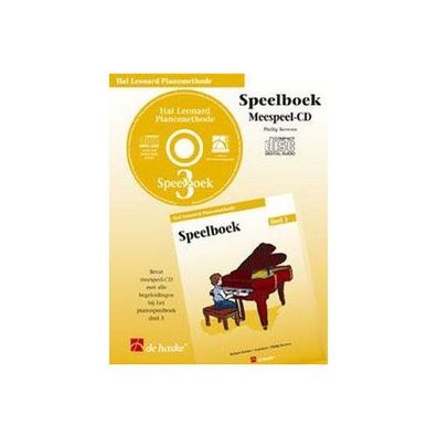 Hal Leonard Pianomethode Speelboek 3 (CD) CD Hal Leonard Pianometh