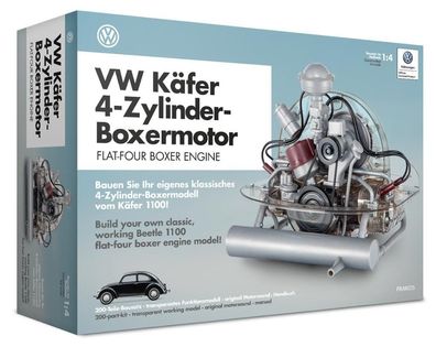 VW Kaefer 4-Zylinder-Boxermotor Motorenmodell und Begleitbuch, Dt/ e