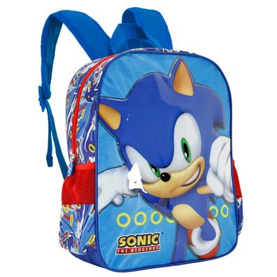 SEGA Sonic der Igel 3D Kindergartenrucksack Kindertasche Kinderrucksack