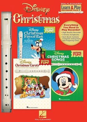 Disney Christmas Learn &amp; Play Recorder Pack Recorder