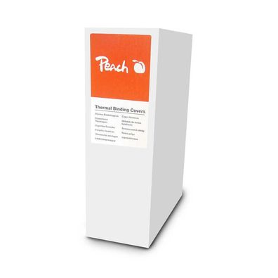Peach Thermobindemappe weiss für 100 Blätter (A4, 80g/ m2), 10 Stück - PBT310-01