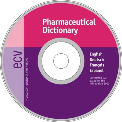 Pharmaceutical Dictionary, English-Deutsch-Fran&ccedil; ais-Espa&nti