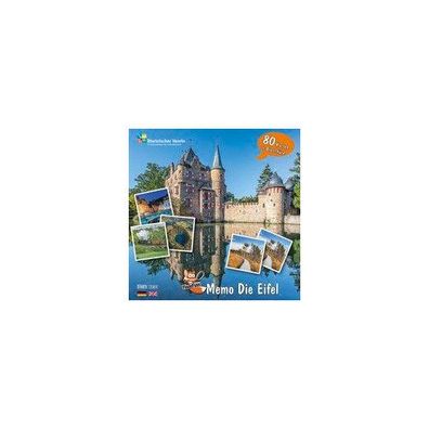 FindeFuxx Memo Die Eifel, mit 1 Buch 80 Spielkarten (40 Bildpaare)