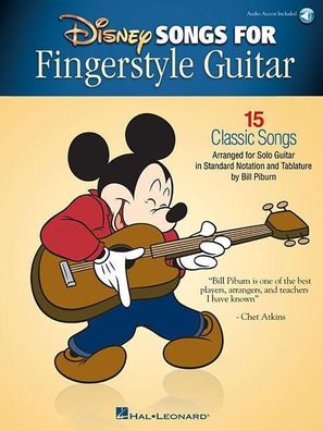 Disney Songs for Fingerstyle Guitar 15 Classic Songs Arranged by So