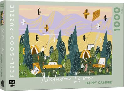 Feel-good-Puzzle 1000 Teile -&nbsp; NATURE LOVE: Happy Camper Anzahl