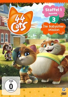 44 Cats. Staffel.1.3, 1 DVD Die Babysitter-Mission DVD 44 Cats