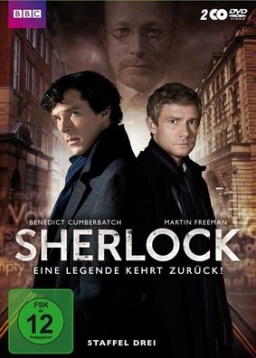 Sherlock Staffel 3 Staffel 03 2x DVD-9 Benedict Cumberbatch Martin