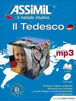 Assimil Il Tedesco, Lehrbuch und 1 MP3-CD Gebunden Collana senza s