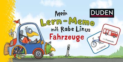 Mein Lern-Memo mit Rabe Linus - Fahrzeuge (Kinderspiel) Spieleranza