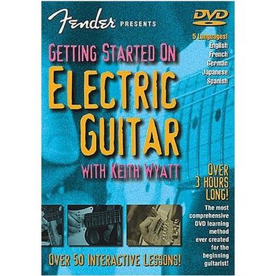 Fender Presents Getting Started on Electric Guitar DVD Instructio