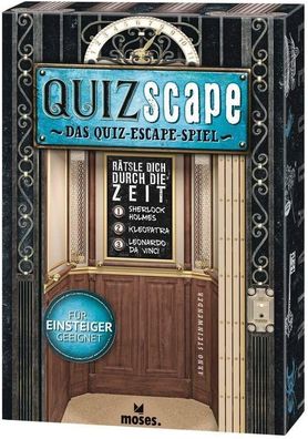 Quizscape - Das Quiz-Escape Spiel Raetsle dich durch die Zeit. Fuer