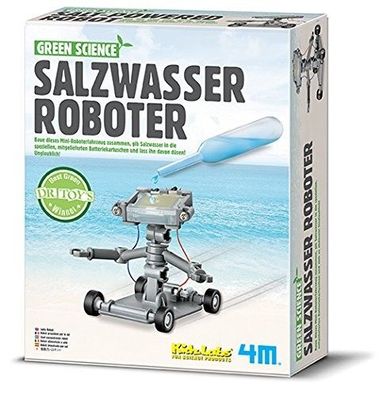 Green Science: Salzwasser Roboter Experimentierkasten, Inhalt: Fahr