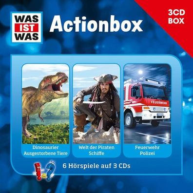 WAS IST WAS 3-CD-Hoerspielbox \ Action und Abenteuer\ CD - Jewelca