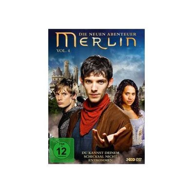 Merlin - Die neuen Abenteuer Vol. 4 3x DVD-9 John Hurt Colin Morgan