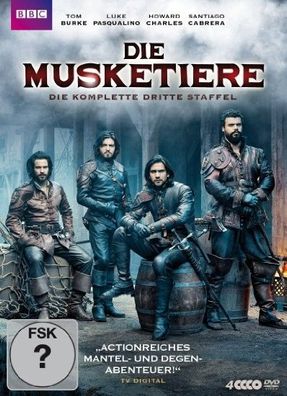 Die Musketiere Staffel 03 4x DVD-9 Howard Charles Luke Pasqualino S