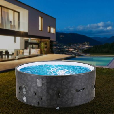 AREBOS Whirlpool In-Outdoor Spa Whirlpool Wellness Heizung Pool Massage 1120 L