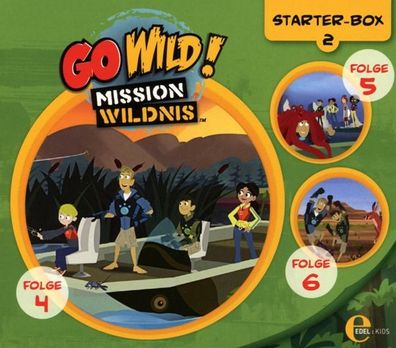 Go Wild! - Mission Wildnis - Starter-Box. Box.2, 3 Audio-CD 3 Audio