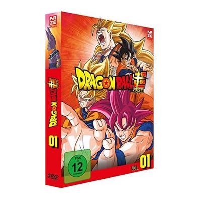 Dragonball Super Vol. 01 3x DVD-9 Masako Nozawa Naoki Tatsuta Ry&oc