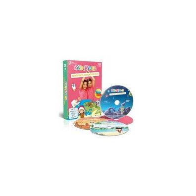 Kinderyoga, 3 DVD-Videos + 1 Audio-CD spielerisch entspannte Kids D