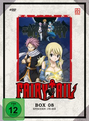 Fairy Tail Box 08 / Episoden 176-203 4x DVD-9 Tetsuya Kakihara Aya