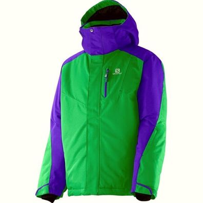 Salomon 366053 Parka Kinder Ski Winter Jacke Jacket BUD GREEN Incline JR Gr. 140