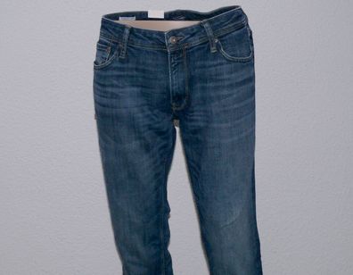 Jack & Jones Liam ORG 019 50SPS Skinny Fit Herren Jeans Stretch W33 L32 Dk Blau
