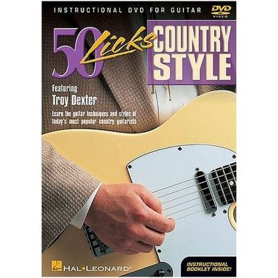 50 Licks Country Style DVD Instructional-Guitar-DVD