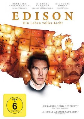 Edison - Ein Leben voller Licht 1x DVD-9 Benedict Cumberbatch Oliv