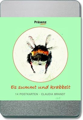 Es summt und krabbelt 14 Postkarten von Claudia Brandt