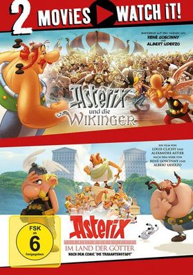 Asterix und die Wikinger / Asterix im Land der Goetter 2 Movies 2x