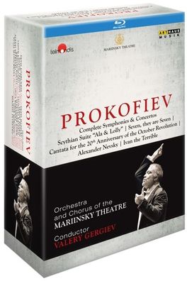 Prokofiev Complete Symphonies &amp; Concertos, 4 Blu-rays Complete