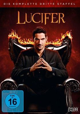 Lucifer Staffel 03 5x DVD-9 Tom Ellis Lauren German Kevin Alejandro