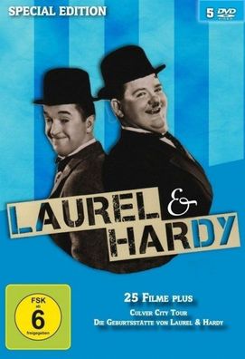 Laurel &amp; Hardy Special Edition 5x DVD-9 Stan Laurel Oliver Hard