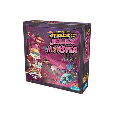 Asmodee LIB0007 - Attack of the Jelly Monster, Wuerfelspiel, Strate