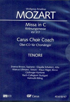Mozart: Missa In C. Carus Choir Coach CD