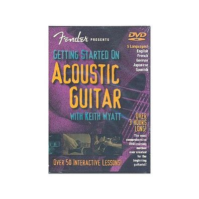 Fender Presents Getting Started on Acoustic Guitar DVD Instructio