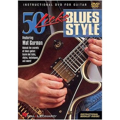 50 Licks Blues Style DVD Instructional-Guitar-DVD