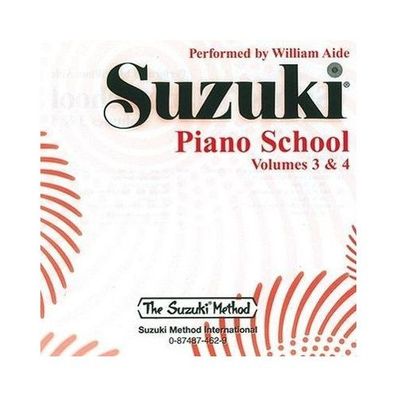 Suzuki Piano School CD, Volume 3 &amp; 4 CD Suzuki Method Internat